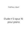 Etude No.2 pour piano en ré mineur